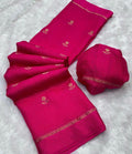 Rani Pure soft Viscose Khadi silk fabric saree